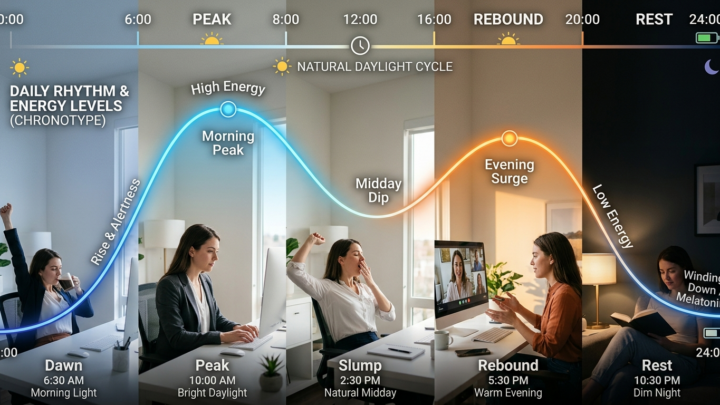 Energistyring: arbejd når du er mest skarp